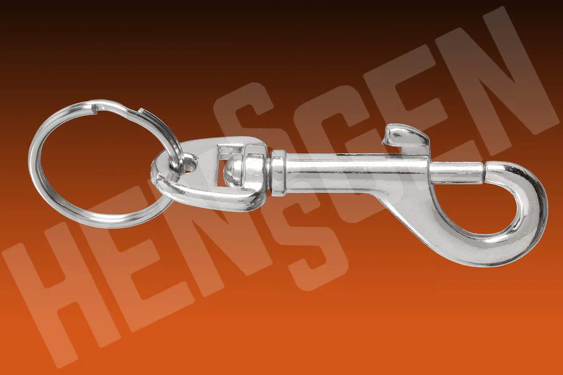 50 Pcs D-snap Hook Keychain Zinc Alloy Key Chain Hooks Rotary Key Ring Hooks  
