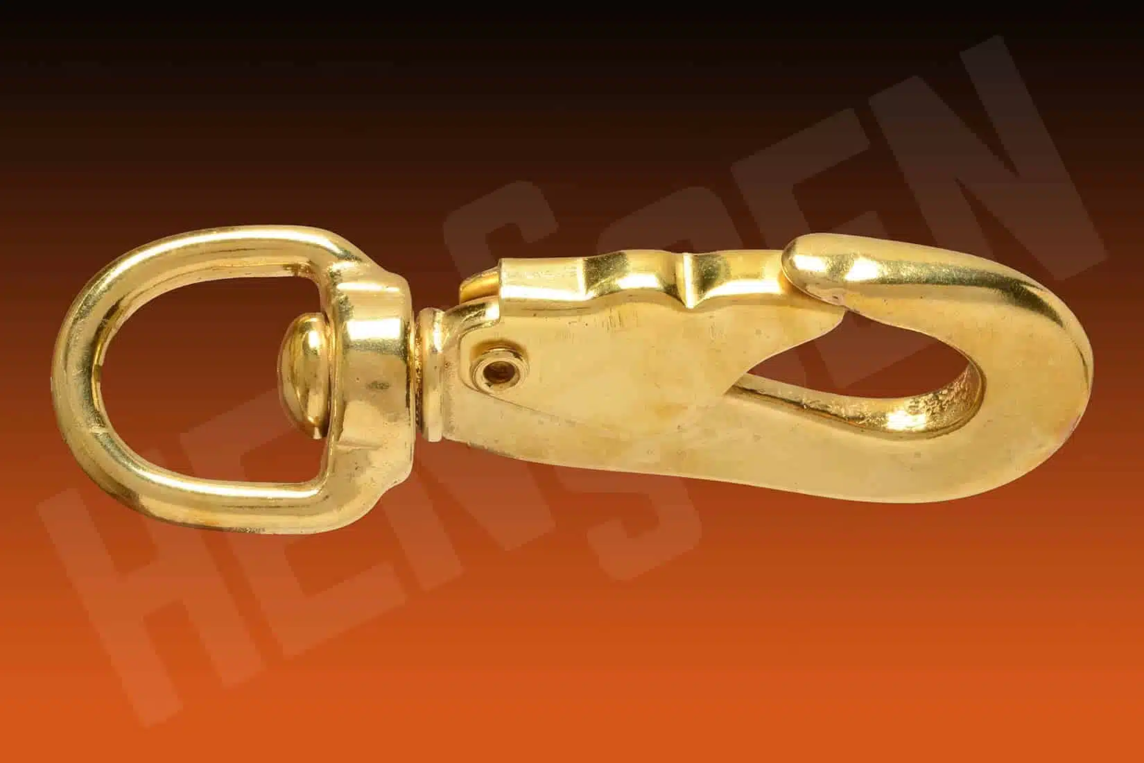 Solid and Plated Brass Snap Clip Keychains