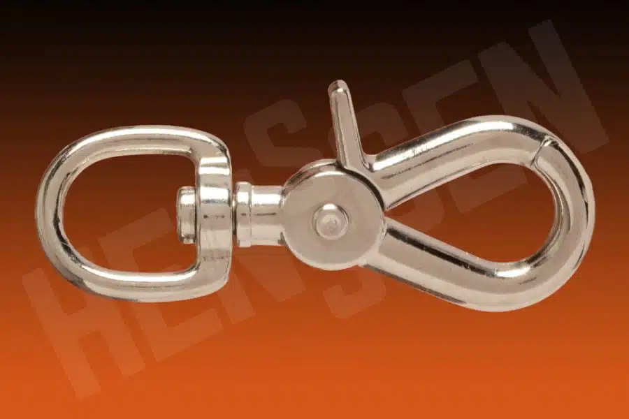 Heavy Duty Swivel Hook Silver Trigger Snap Hook Push Gate Clip